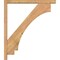 Ekena Millwork Imperial Block Smooth Bracket w/ Offset Brace, Western Red Cedar, 3 1/2"W x 26"D x 30"H BKT0402X26X30IMP05SWR - alternate 2